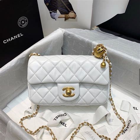 white chanel.bag|white chanel crossbody bag.